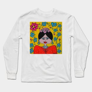 Fridi Divina Naranja Long Sleeve T-Shirt